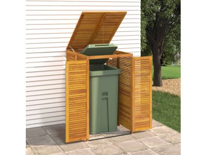 Multidom Prístrešok na odpadkový kôš 70x89x117 cm z masívna akácia