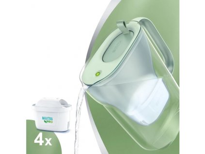 Brita Style Eco zelená filtrační konvice + 4 ks filtru Maxtra Pro Pure Performance