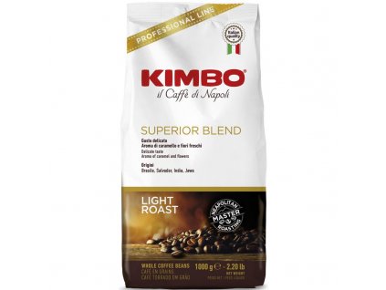 Kimbo Espresso Bar Superior Blend, zrnková káva, 1000g
