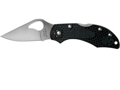 Byrd BY10PBK2 Robin 2 Plain Black vreckový nôž 6,4 cm, čierna, FRN