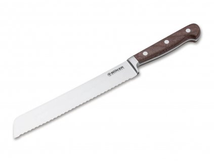 Böker Manufaktur Solingen 130904 Heritage nôž na chlieb 20,5 cm, orechové drevo
