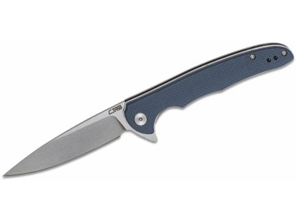 CJRB J1902-GYF Briar vreckový nôž 9,5 cm, Stonewash, šedo-modrá, G10