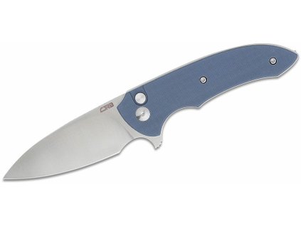 CJRB J1930-GY SPACE COWBOY vreckový nôž 7,5 cm, Sand Polish, modrá, G10