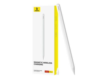 Aktívny stylus Baseus Smooth Writing Series s bezdrôtovým nabíjaním (biely)