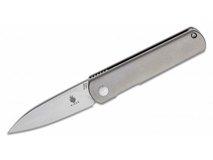 Kizer Ki3499 Feist Gray Titanium vreckový nôž 7,2 cm, šedá, titán