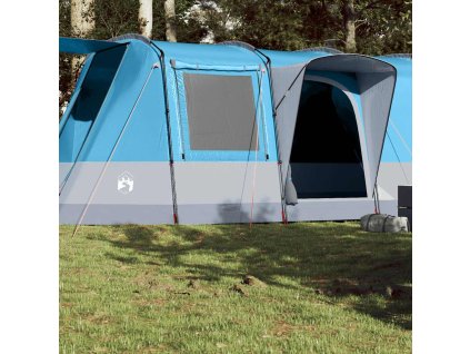 Multidom Kempingový stan tunelový 4 osoby modrý vodeodolný