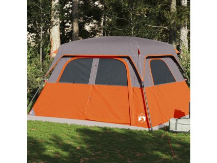 Multidom Rodinný stan chatka 6 osôb oranžový vodeodolný