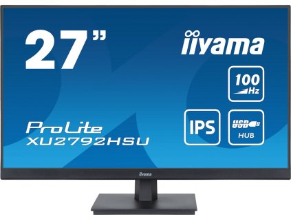 iiyama ProLite/XU2792HSU-B6/27''/IPS/FHD/100Hz/0,4ms/Black/3R