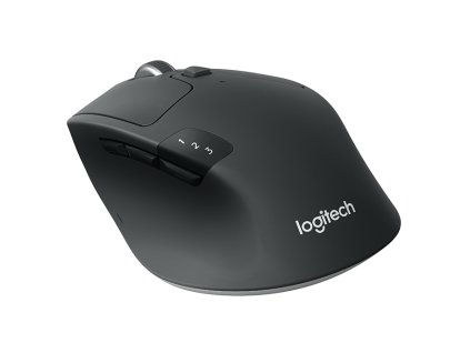 Logitech M720/Ergonomická/Optická/Pre pravákov/1 000 DPI/Bezdrôtová Bluetooth/Čierna