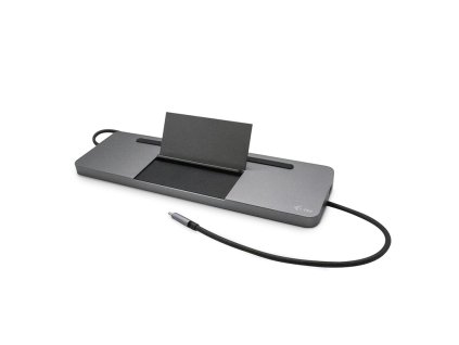 i-tec USB-C Metal Ergonomic 4K 3x Display Docking Station, Power Delivery 85W