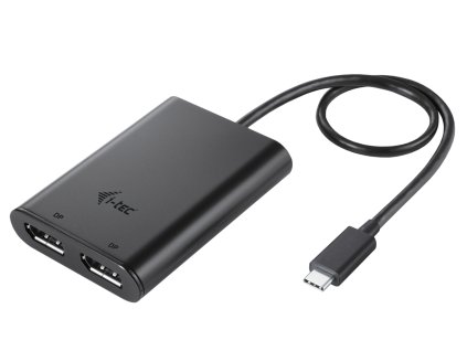 i-tec USB-C Dual 4K/60Hz (single 8K/30Hz) DP Video adaptér