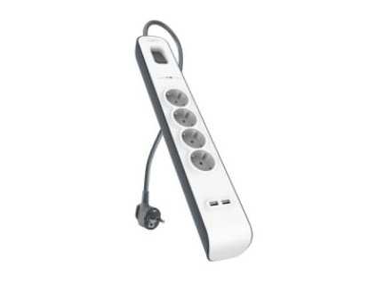 BELKIN SurgeStrip prep.ochrana, 4 zásuvky, 525J, 2USB