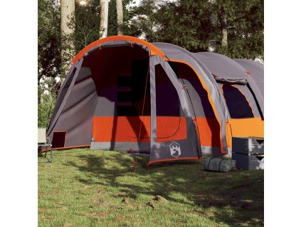 Multidom Rodinný stan tunelový 8 osôb sivý vodeodolný