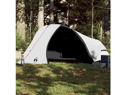 Multidom Kempingový stan, kupola, 4 osoby, biely, zatemňovacia látka