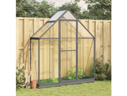 Multidom Skleník s základovým rámom antracitový 169x58x202 cm hliník