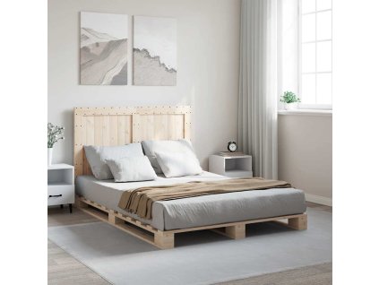 Multidom Posteľný rám s čelom 140x200 cm borovicový masív
