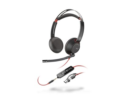 POLY BLACKWIRE 5220, USB-C, USB-C/A ADAPTER