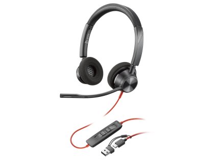 POLY BLACKWIRE 3220, USB-C, USB-C/A ADAPTER