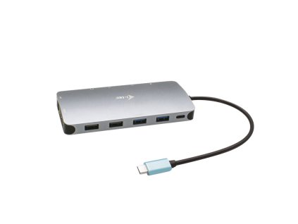 i-tec USB-C Metal Nano 3x Display Docking Station, Power Delivery 100 W