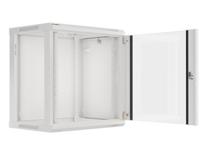 Nástenný rack 19'' 12U 600X450mm sivý flat pack