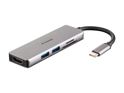 D-Link 5-in-1 USB-C Hub with HDMI a SD/microSD Card Reader