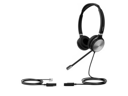 Yealink YHS36 Dual náhlavná súprava na obe uši s QD-RJ9 konektormi