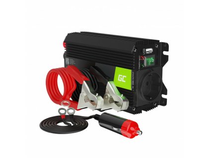 Green Cell INVGC01 automobilový menič napätia 12V/230V, 300W/600W