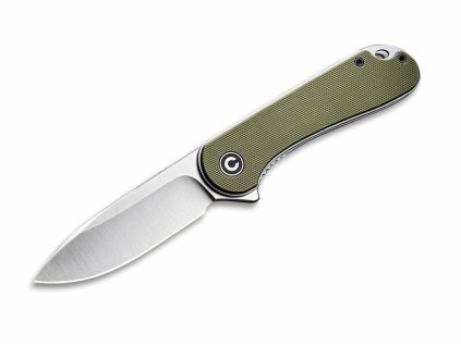 CIVIVI C907E Elementum OD Green vreckový nôž 7,5 cm, zelená, G10