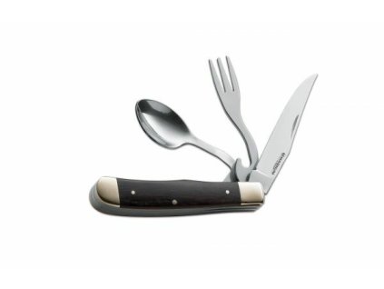Magnum 01LL209 Bon Appetite skladací kempingový príbor 8,4 cm, drevo Pakka