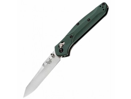 Benchmade 940 OSBORNE Reverse Tanto vreckový nôž 8,6 cm, zelená, hliník
