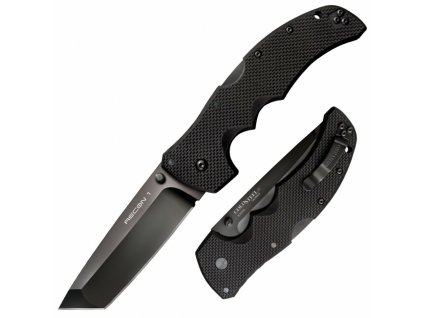 Cold Steel 27BT Recon 1 Tanto Plain Edge taktický nôž 10,2 cm, čierna, G10