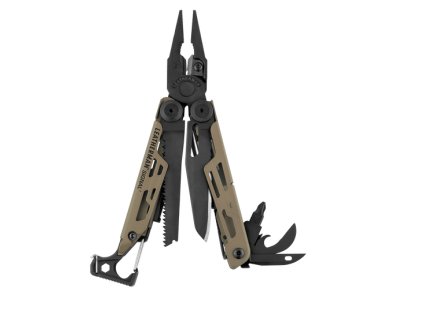 Leatherman LTG832404 SIGNAL COYOTE TAN multifunkčný nástroj 19 funkcií, hnedá