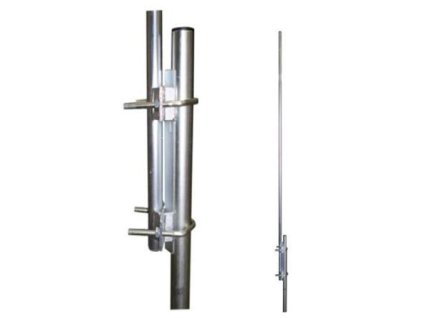 Predĺženie tyče 2 m / 28 mm - žeravé + 2x pútko na zavinutie