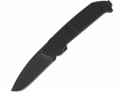 Extrema Ratio 04.1000.0145/BLK BF2 CD BLACK vreckový nôž 8,7 cm, celočierna, hliník