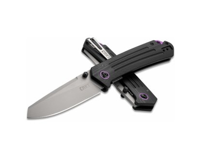 CRKT CR-7115 Montosa vreckový nôž 8,2 cm, čierna, G10