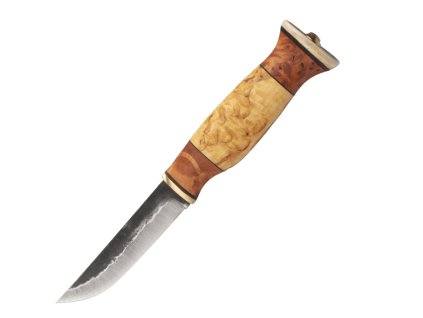 WOOD JEWEL WJ23SPK Finnish Spitz vonkajší nôž 9,5cm, drevo, kožené puzdro