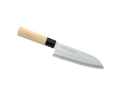 Herbertz 347317 Santoku kuchynský nôž 17cm, prírodné drevo