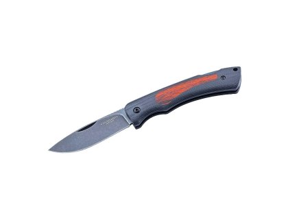 Herbertz 599110 vreckový džentlmenský nôž 7,5cm, G10, drevo Pakka, čierna