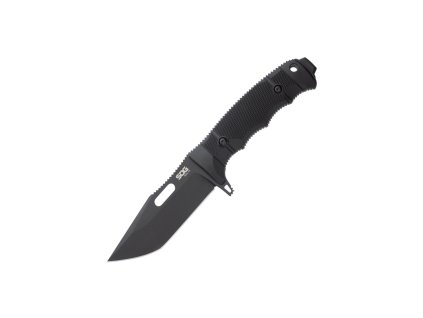 SOG-12-21-02-57 SEAL XR USA MADE taktický pevný nôž 11 cm, čierna, GRN, rozbíjač skla, puzdro Kydex