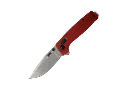 SOG-TM1023-BX TERMINUS XR G10 - CRIMSON vreckový nôž 7,5 cm, červená, G10