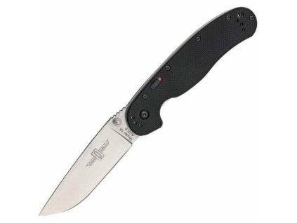 ONTARIO 8870 RAT 1A SP vreckový nôž s asistenciou 9,1 cm, Satin, čierna, G10