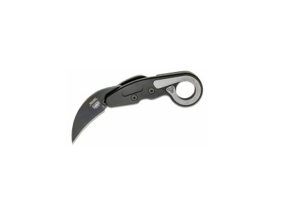 CRKT CR-4040 PROVOKE™ BLACK taktický vreckový nôž/karambit 6,3 cm, celočierna, hliník, titán