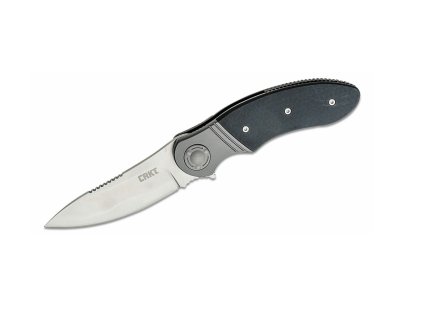 CRKT CR-K300KXP HOOTENANNY™ BLACK SILVER vreckový nôž 8,5 cm, čierna, oceľ, GRN