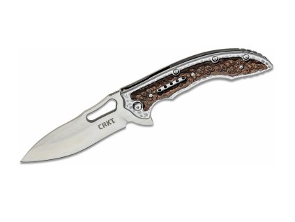 CRKT CR-5470 FOSSIL™ BROWN vreckový nôž 10 cm, hnedá, nerezová oceľ, G10