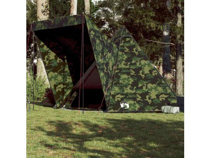 Multidom Rodinný stan tipi pre 6 osôb maskáčový vodeodolný