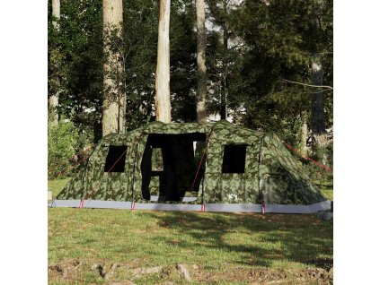 Multidom Rodinný stan tunelový 6 osôb maskáčový vodeodolný