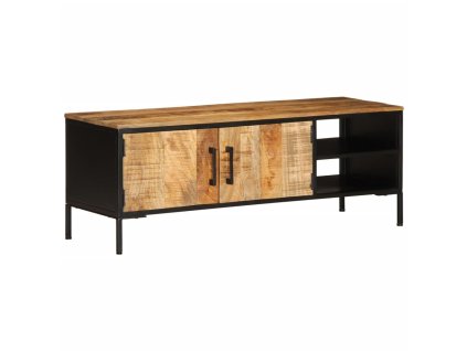 Multidom TV skrinka 110x35x40 cm surový mangovníkový masív