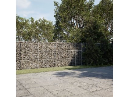 Multidom Gabiónový kôš s krytom 1100x100x150 cm pozinkované železo