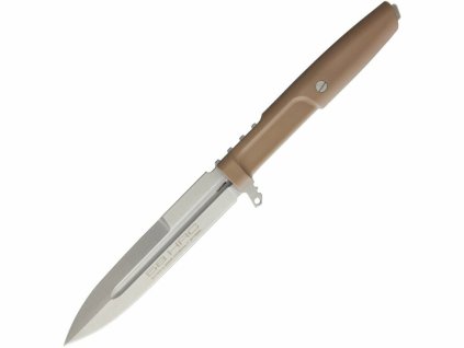 Extrema Ratio 04.1000.0478/DW Requiem Desert Stonewashed taktický nôž 11,8cm, hnedá, puzdro