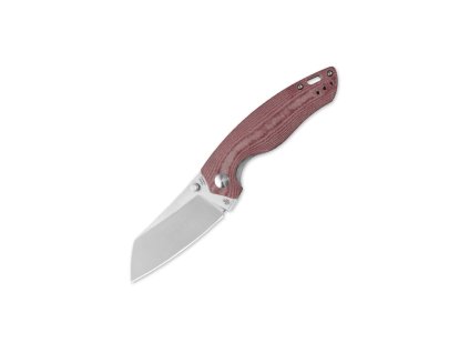 Kizer V4593C2 Towser K Red Micarta vreckový nôž 8,6 cm, červená, Micarta